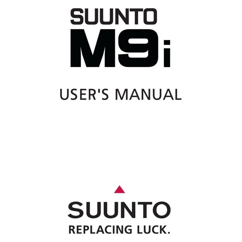 Suunto M9i User manual