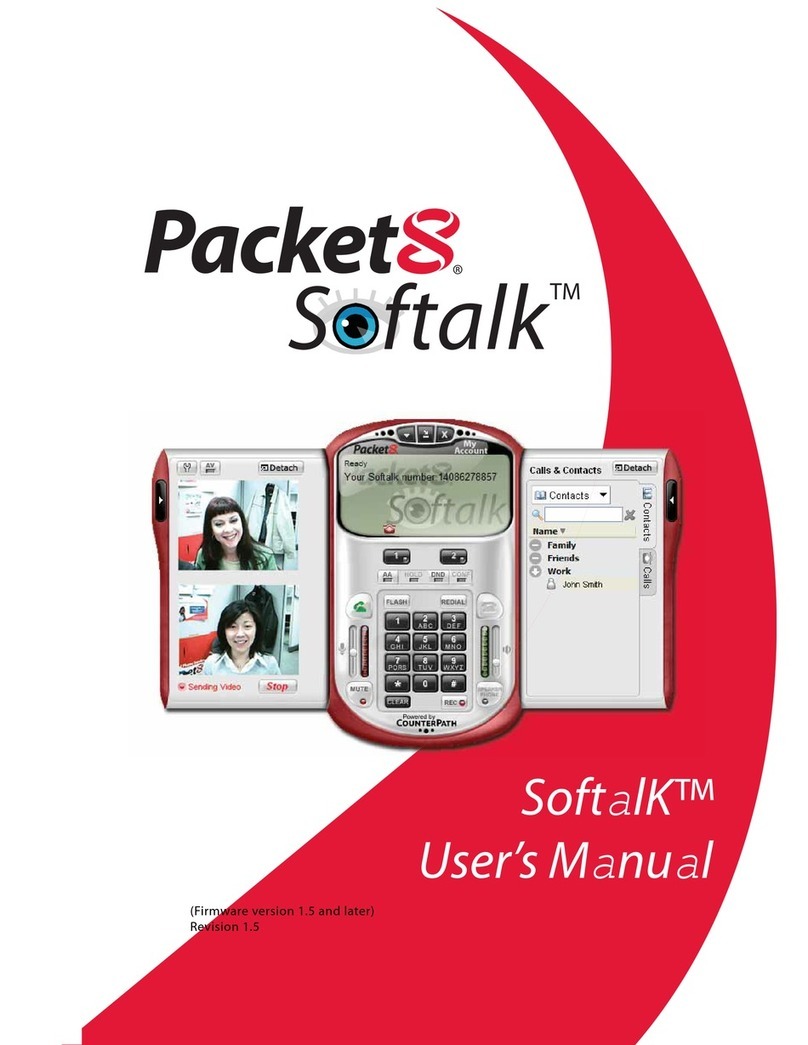 Packet8 SoftalK user manual