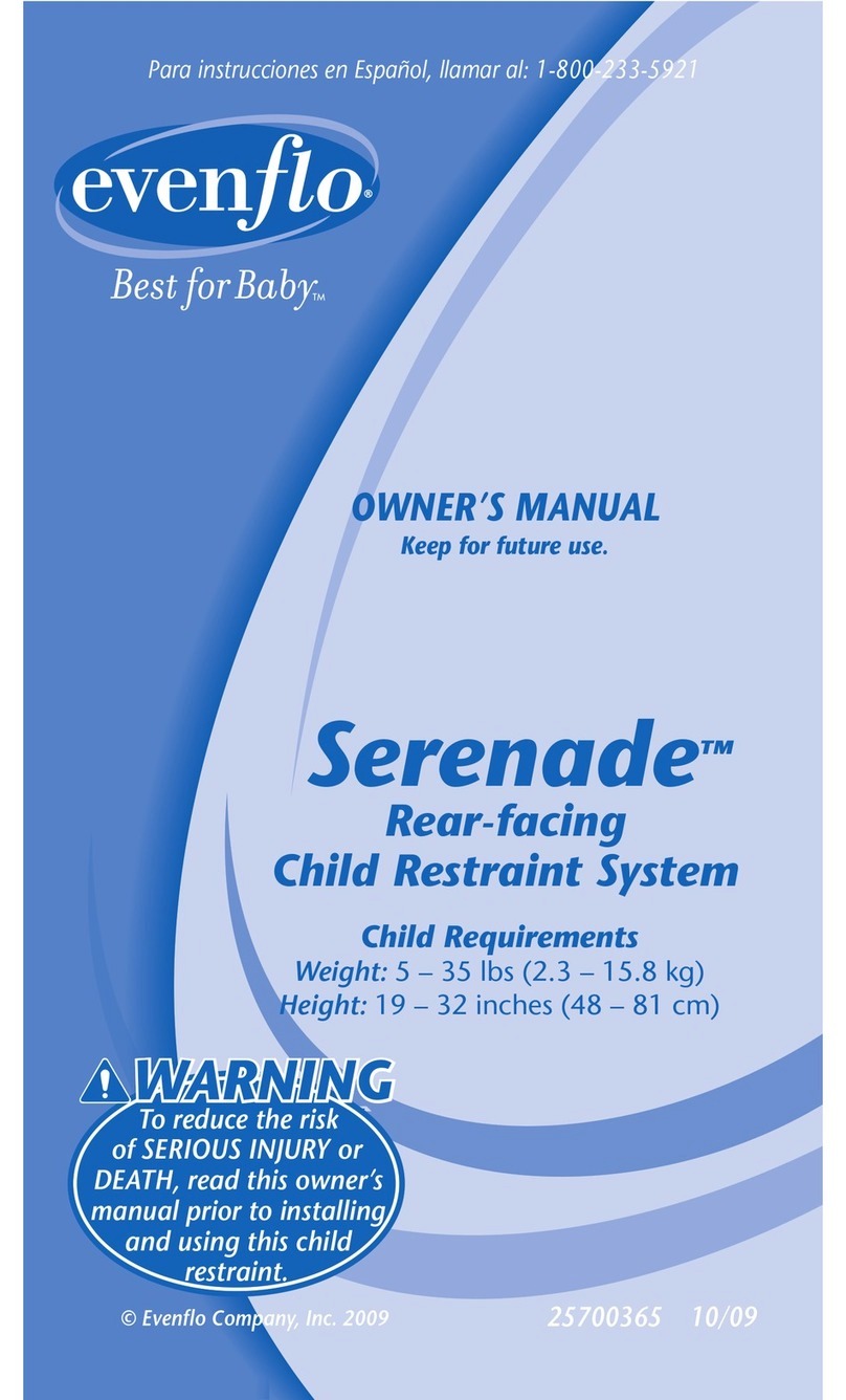 Evenflo Serenade owner's manual
