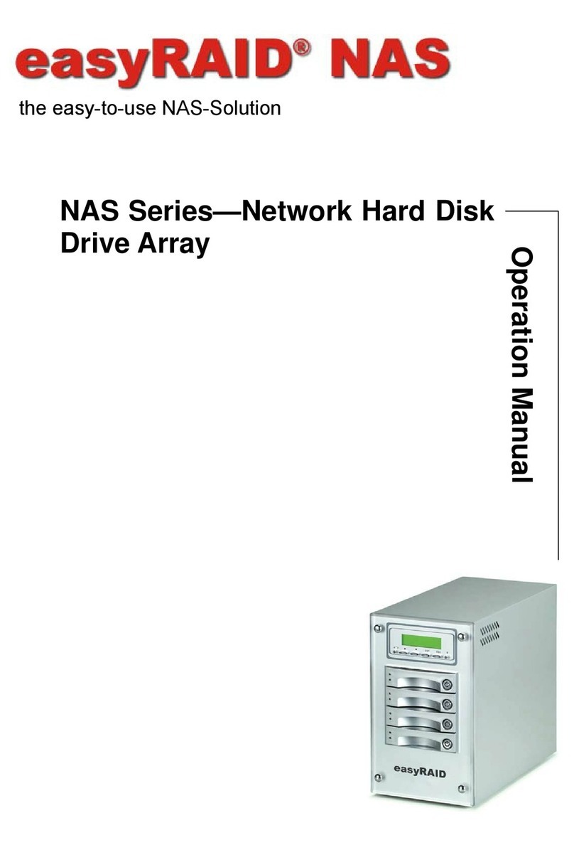 easyRAID NAS easyRAID FN-420GT Operation manual