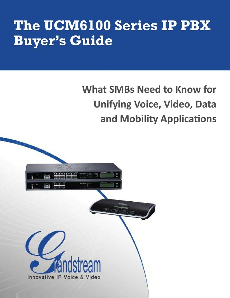 Grandstream Networks UCM6102 Buyer's guide Grandstream Networks UCM6102 Buyer's guide