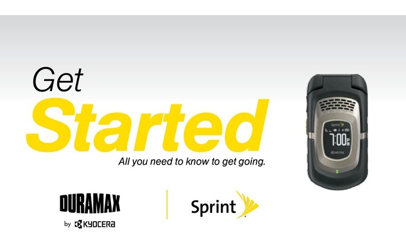 Kyocera Duramax Sprint Specification sheet