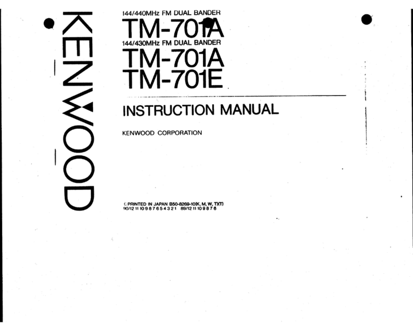 Kenwood TM-701E instruction manual