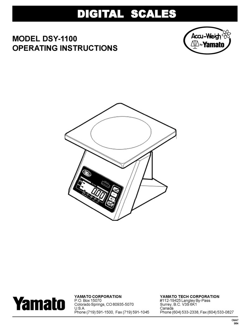 Yamato DSY-1100 User manual Yamato DSY-1100 User manual