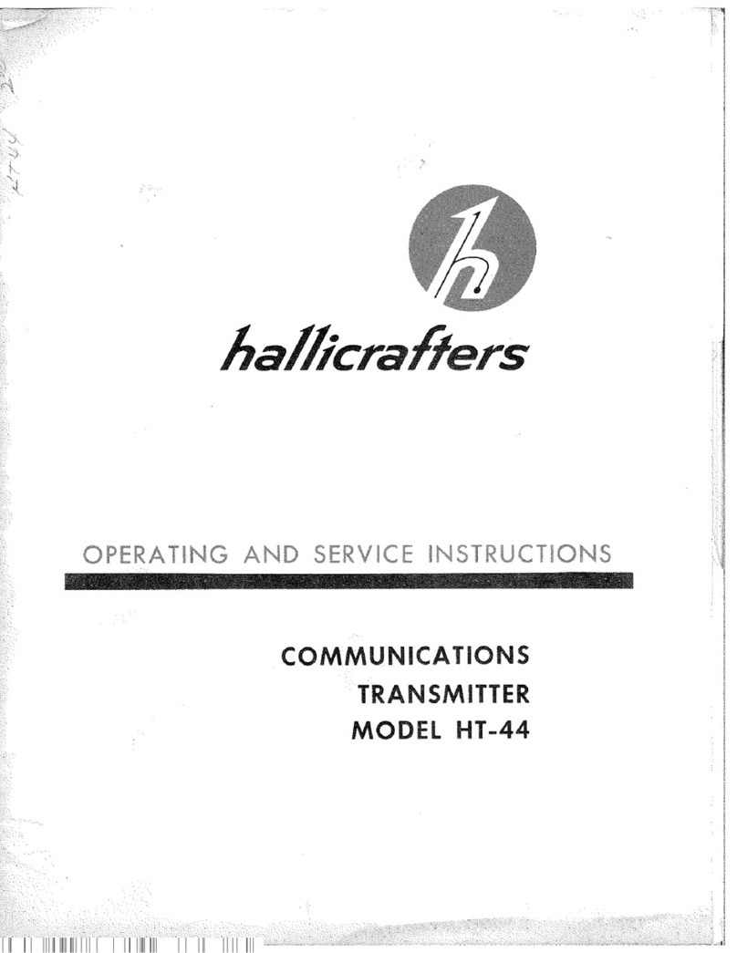 Hallicrafters HT-44 Operating and service instructions Hallicrafters HT-44 Operating and service instructions