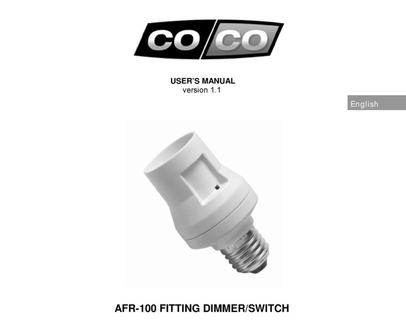 CoCo AFR-100 user manual