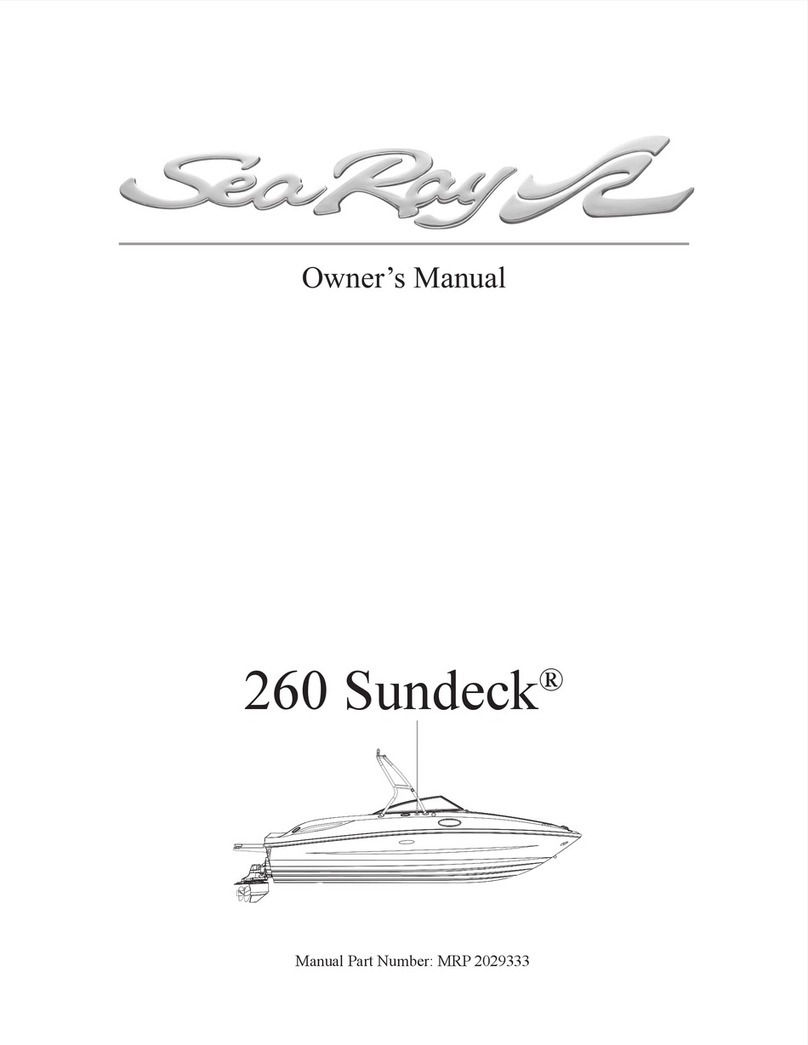 Sea Ray 260 Sundeck User manual