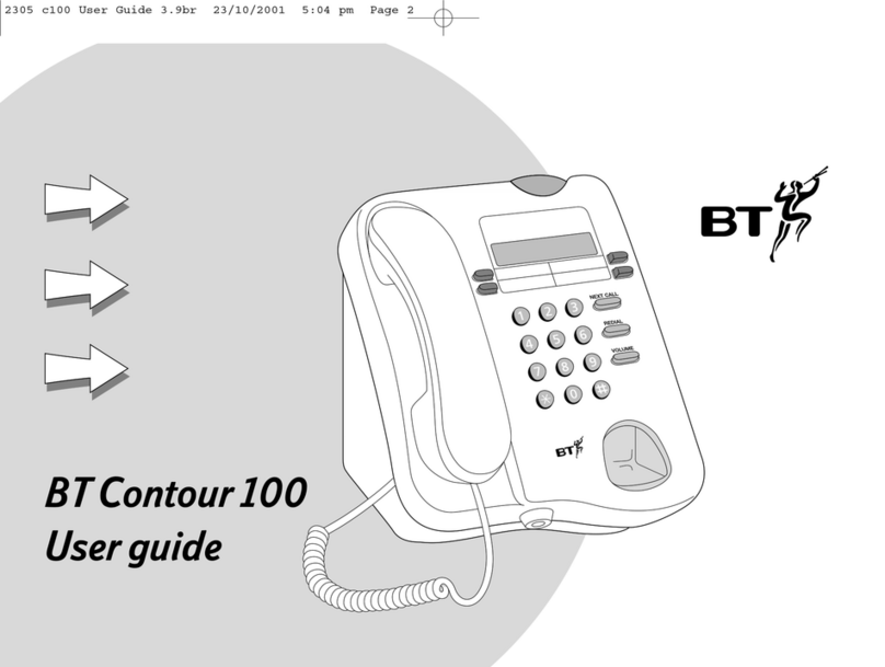 BT Contour 100 User manual