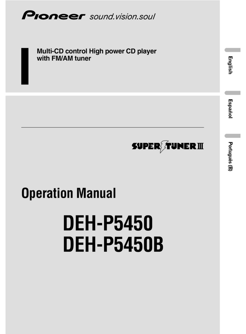 Pioneer DEH-P5450 Operation manual