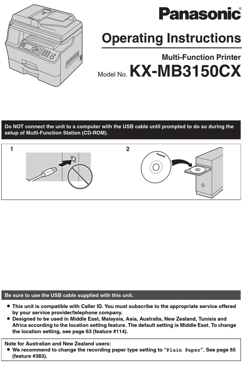 Panasonic KX-MB3150CX User manual