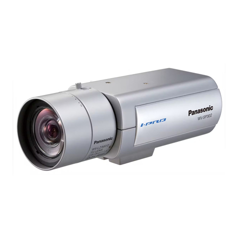 Panasonic WV-SP300 Series operating instructions