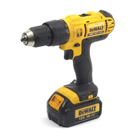DeWalt XR Li-Ion DCD771-XE User manual