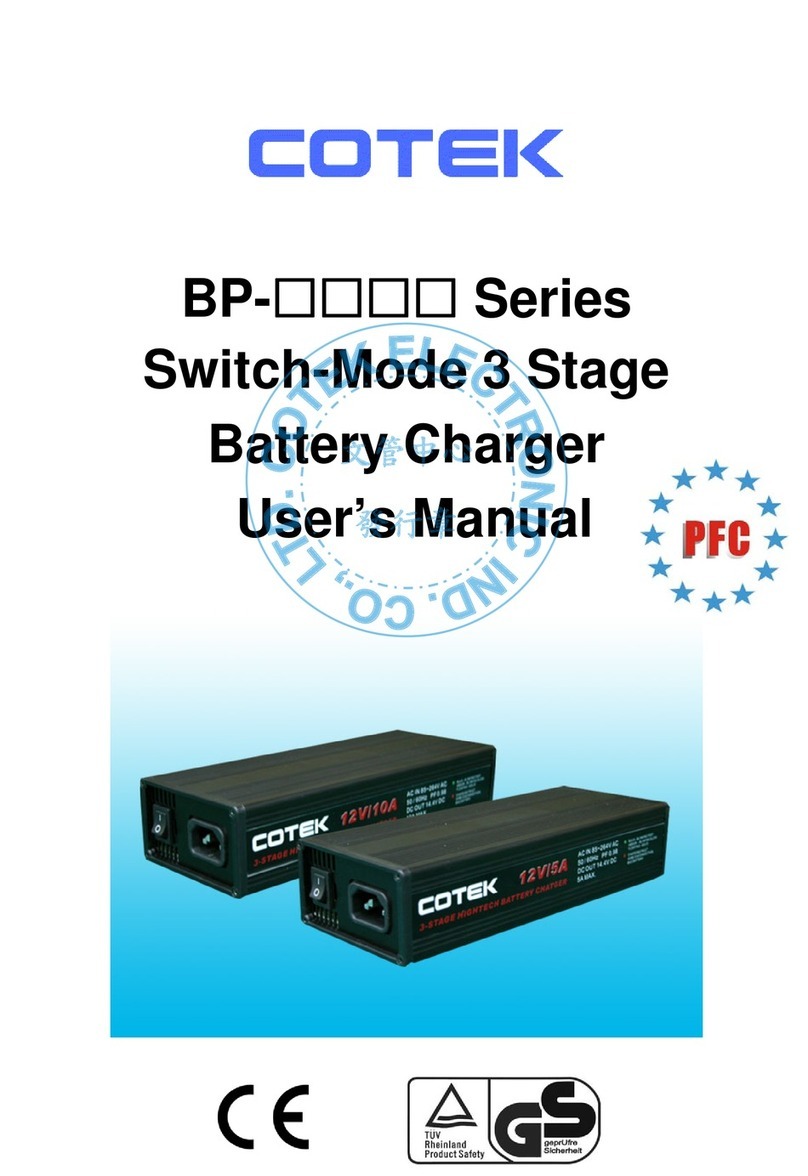 Cotek BP-1205 user manual