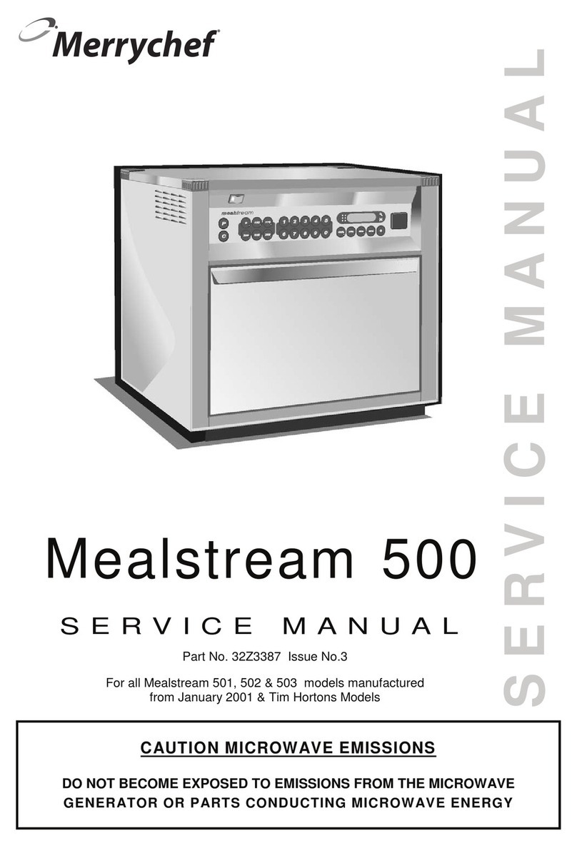 Merrychef Mealstream 500 User manual