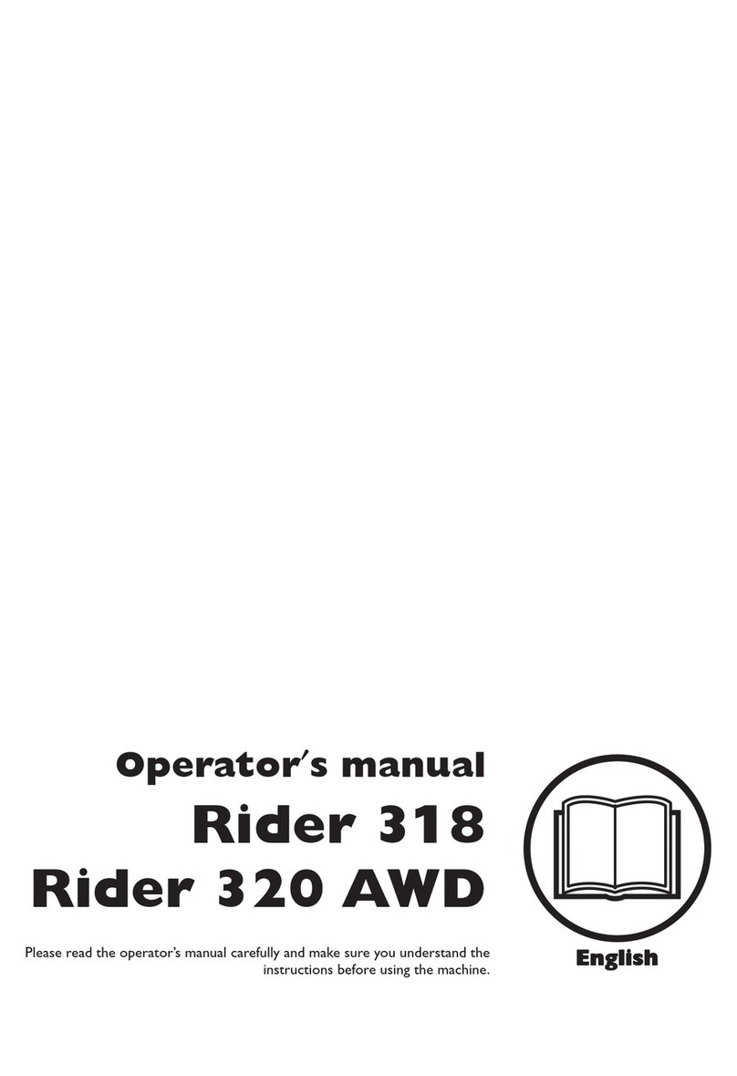 Husqvarna Rider 320 AWD Operator's manual