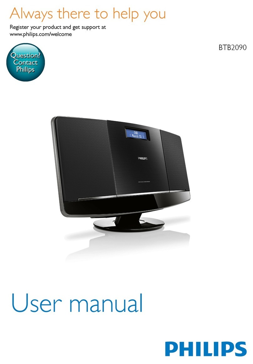 Philips BTB2090 user manual
