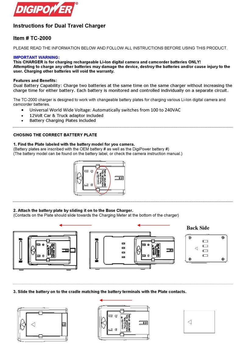 DigiPower TC-2000 User manual DigiPower TC-2000 User manual