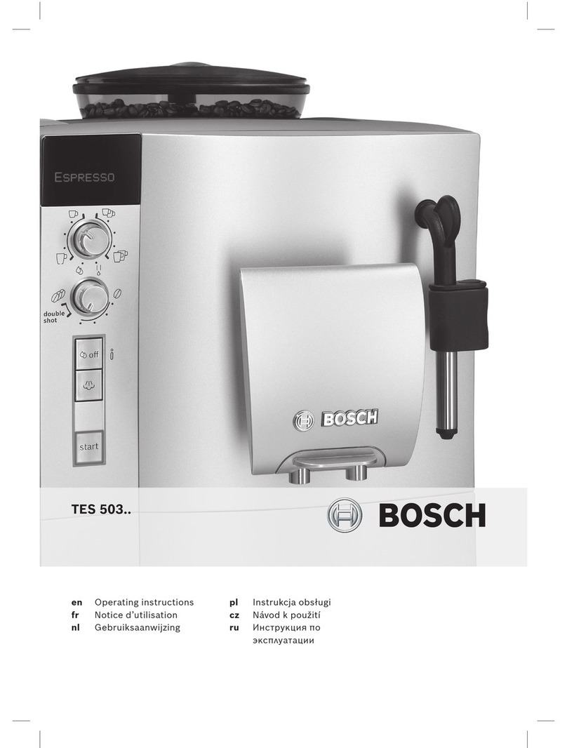 Bosch VeroCafe Latte TES503 Series operating instructions