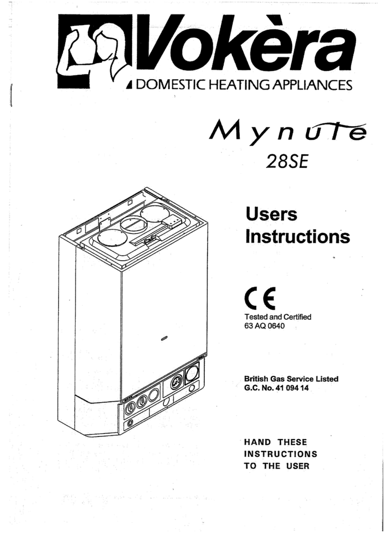 VOKERA Mynute 28SE User manual VOKERA Mynute 28SE User manual