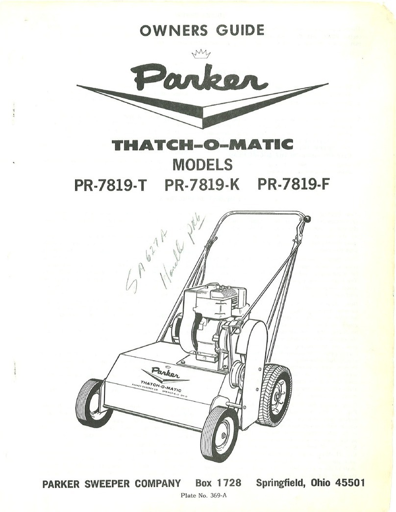 Parker Thatch-o-matic PR-7819-T instructions