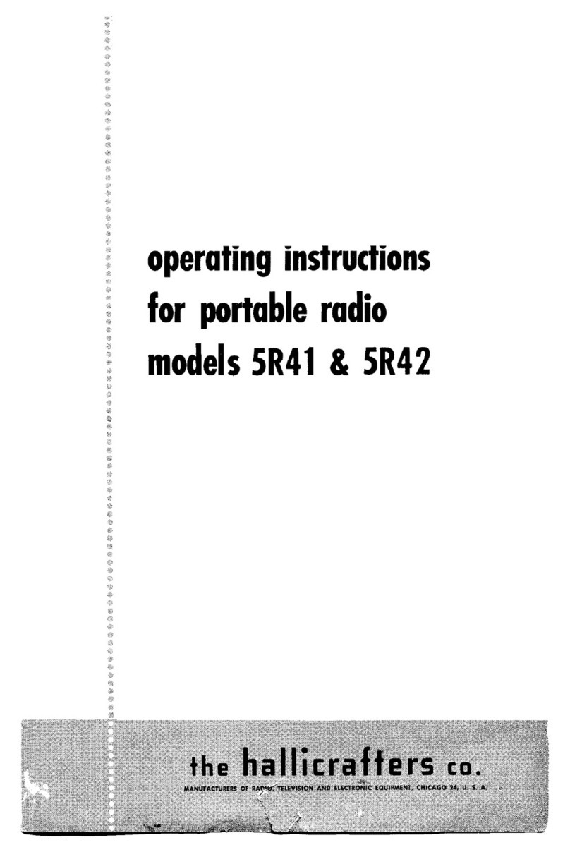 Hallicrafters 5R41 operating instructions
