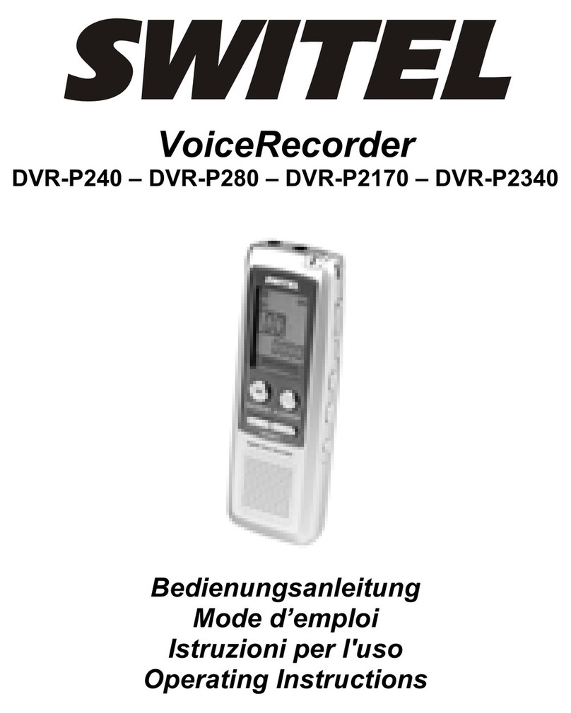 switel DVR-P240 operating instructions