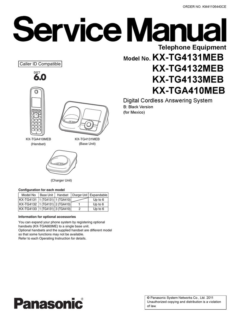 Panasonic KX-TG4131MEB User manual