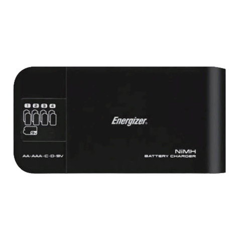 Energizer Recharger CHFC2 User manual Energizer Recharger CHFC2 User manual