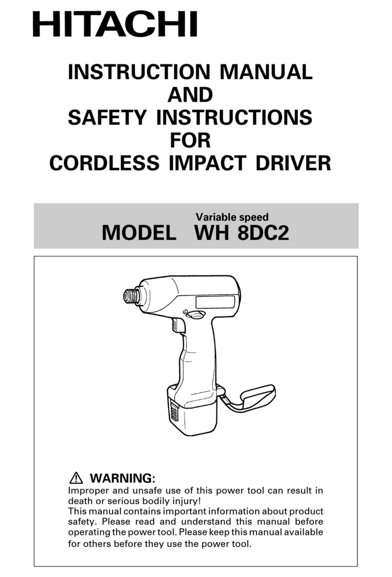 Hitachi WH 8DC2 User manual
