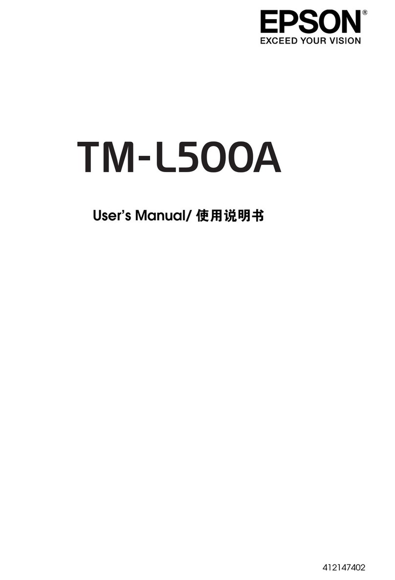 Epson TM-L500A User manual