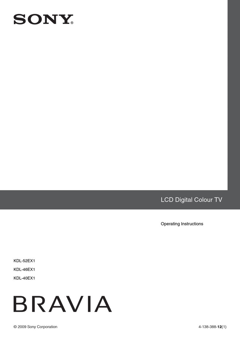 Sony BRAVIA KDL-52EX1 User manual