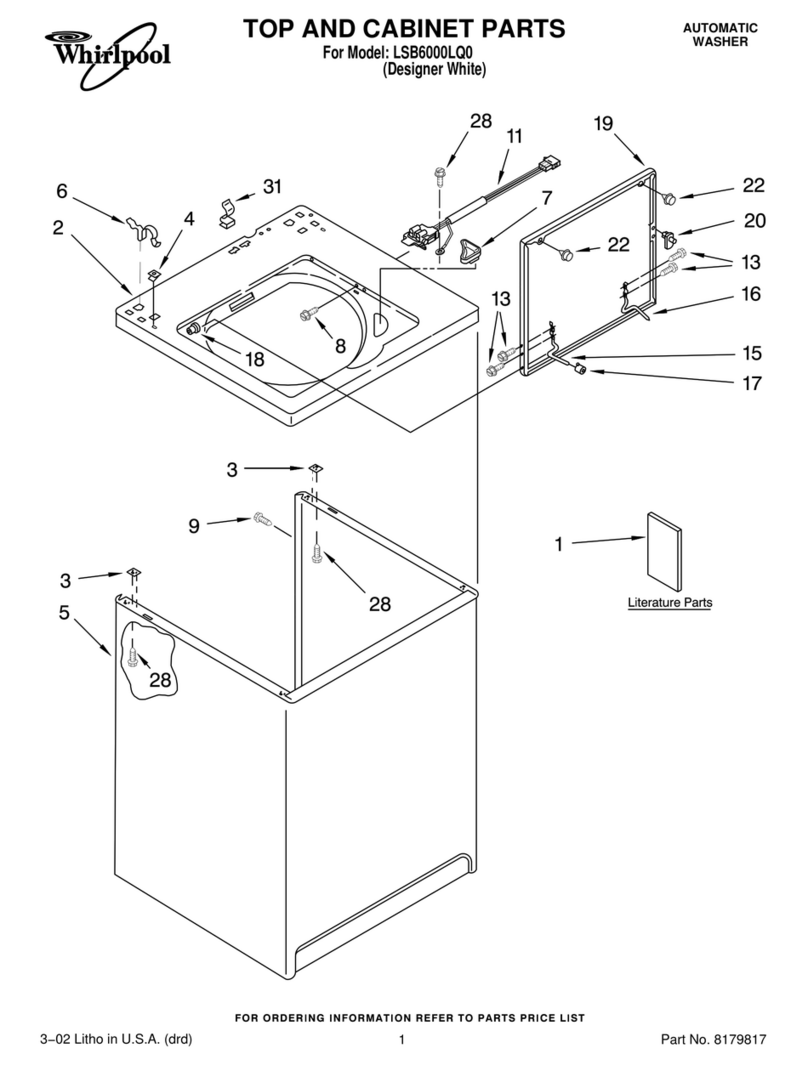 Whirlpool LSB6000LQ0 User manual