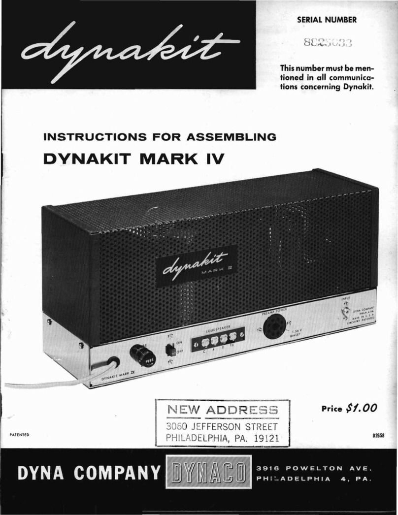 Dynakit MArk IV Instructions for assembling