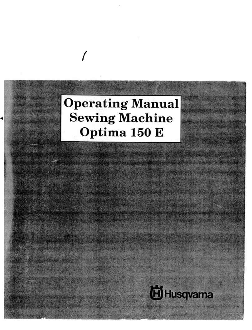 Husqvarna Optima 150 E operating manual
