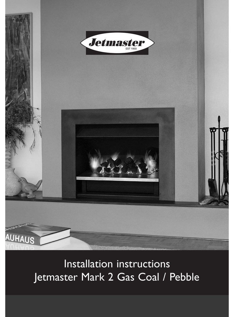 Jetmaster Mark 2 Gas Coal installation instructions Jetmaster Mark 2 Gas Coal installation instructions
