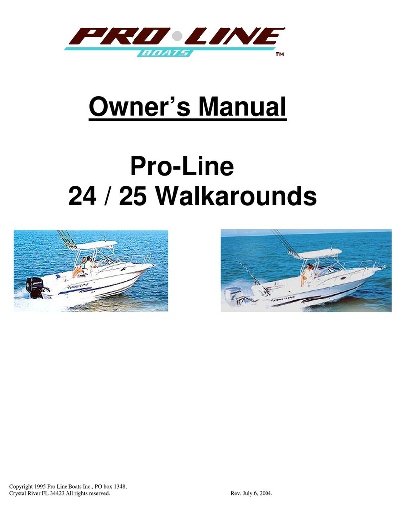 Pro-Line Boats 24 Walkarounds owner's manual