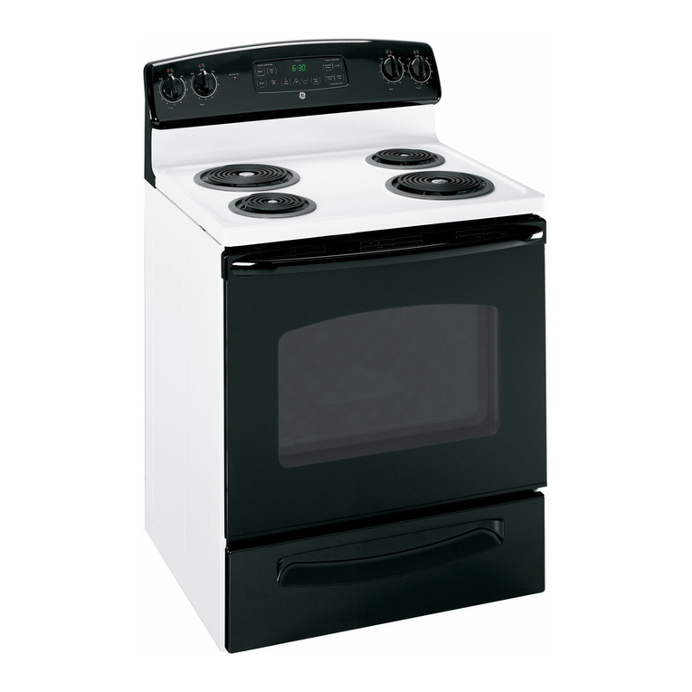 GE Self-Cleaning Electric Range Training manual
