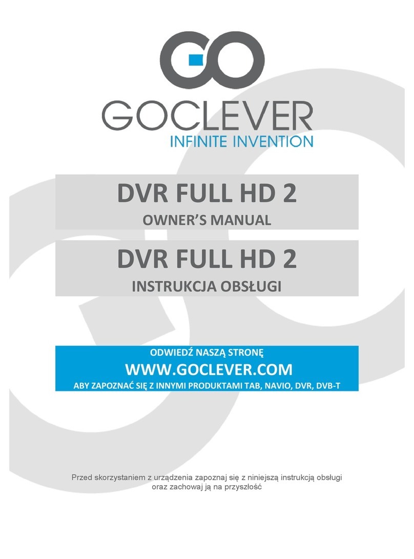 Goclever DVR FULL HD 2 owner's manual