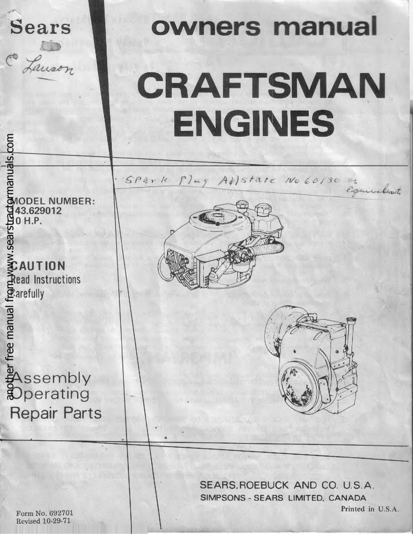 Craftsman 143.629012 User manual