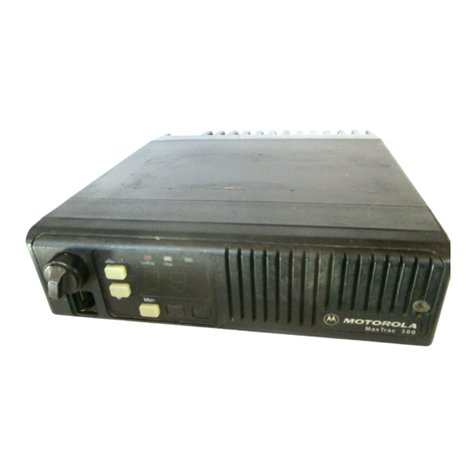 Motorola MaxTrac 100 User manual