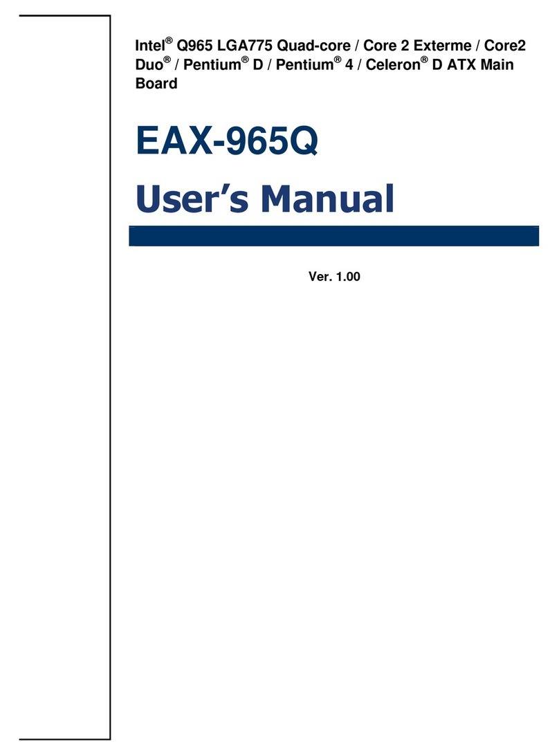 MSC EAX-965Q User manual