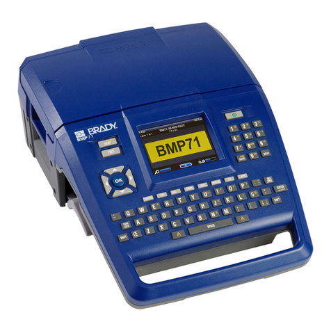 Brady BMP71 User manual