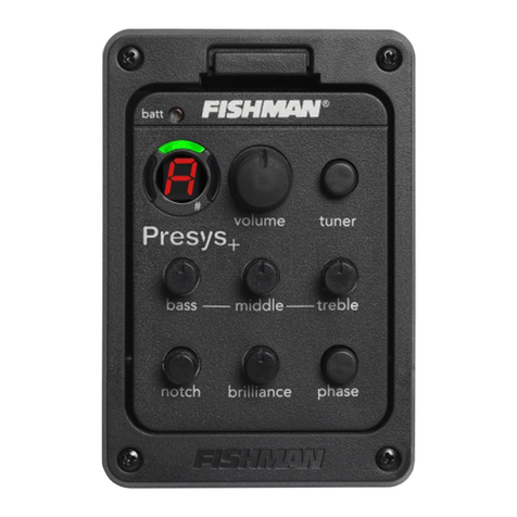 Fishman PRESYS PLUS user guide