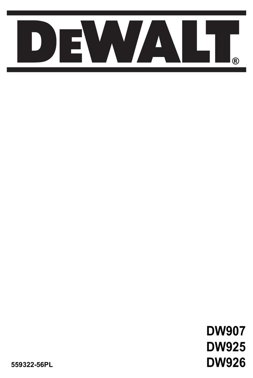 DeWalt DW907 User manual