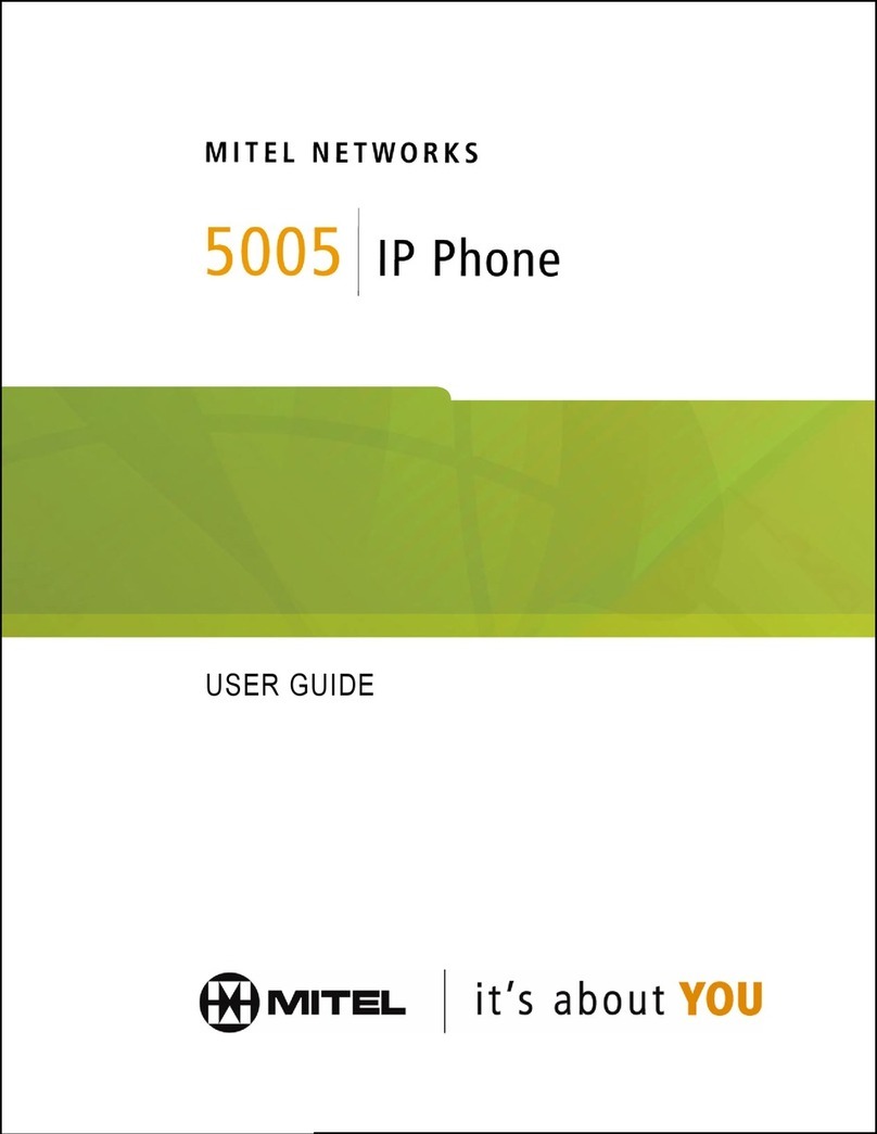 Mitel 5005 User manual