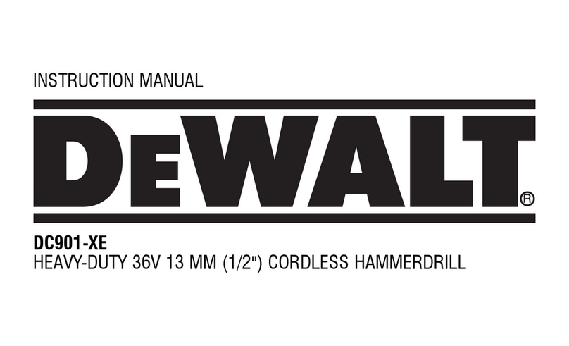 DeWalt DC901-XE instruction manual