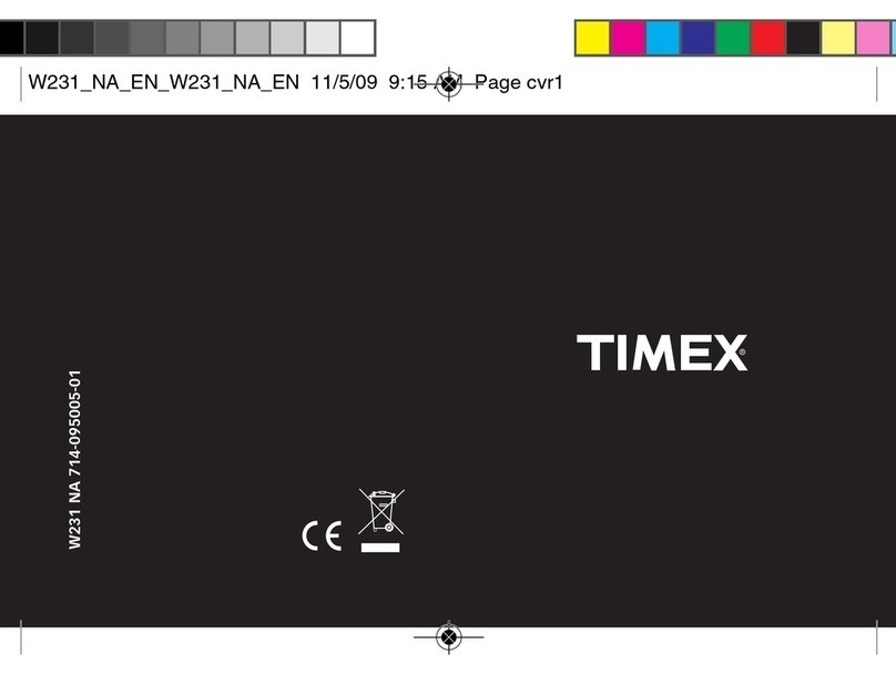 Timex Watches User manual