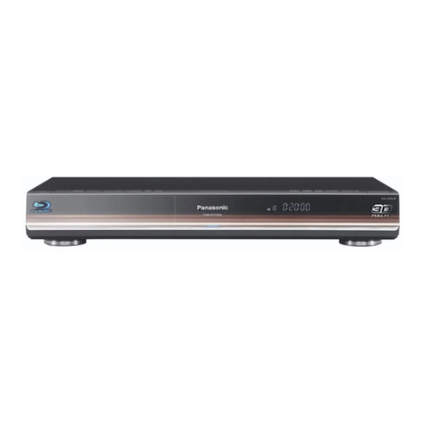 Panasonic DMPBDT300 - 3D BLU-RAY DISC PLAYER User manual