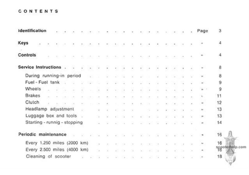 Lambretta Centro User manual