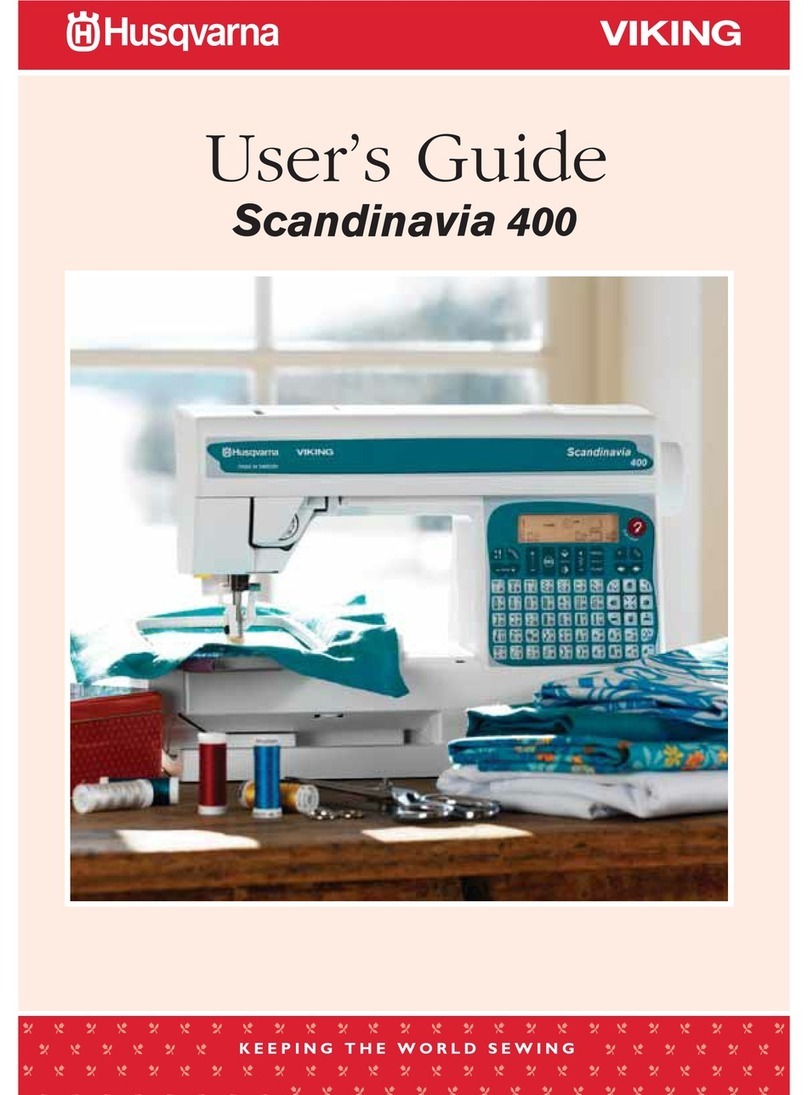 Husqvarna Viking Scandinavia 400 User manual